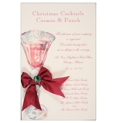 Christmas Cocktail Party Invitations, Christmas Punch, Odd Balls Invitations